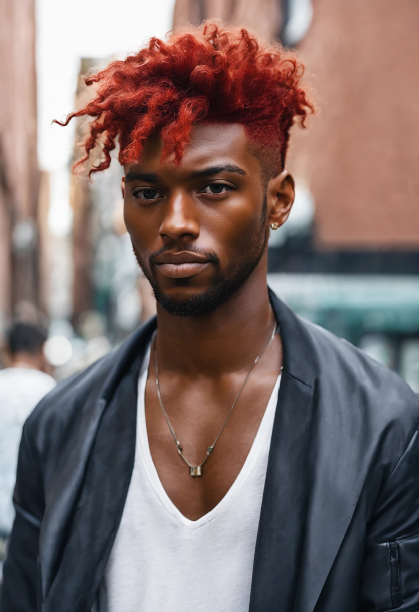 black guy with red hair