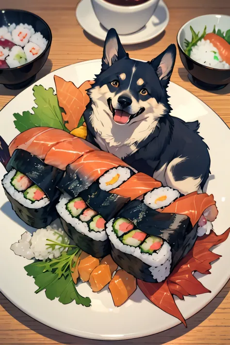 sushi、Dog shape