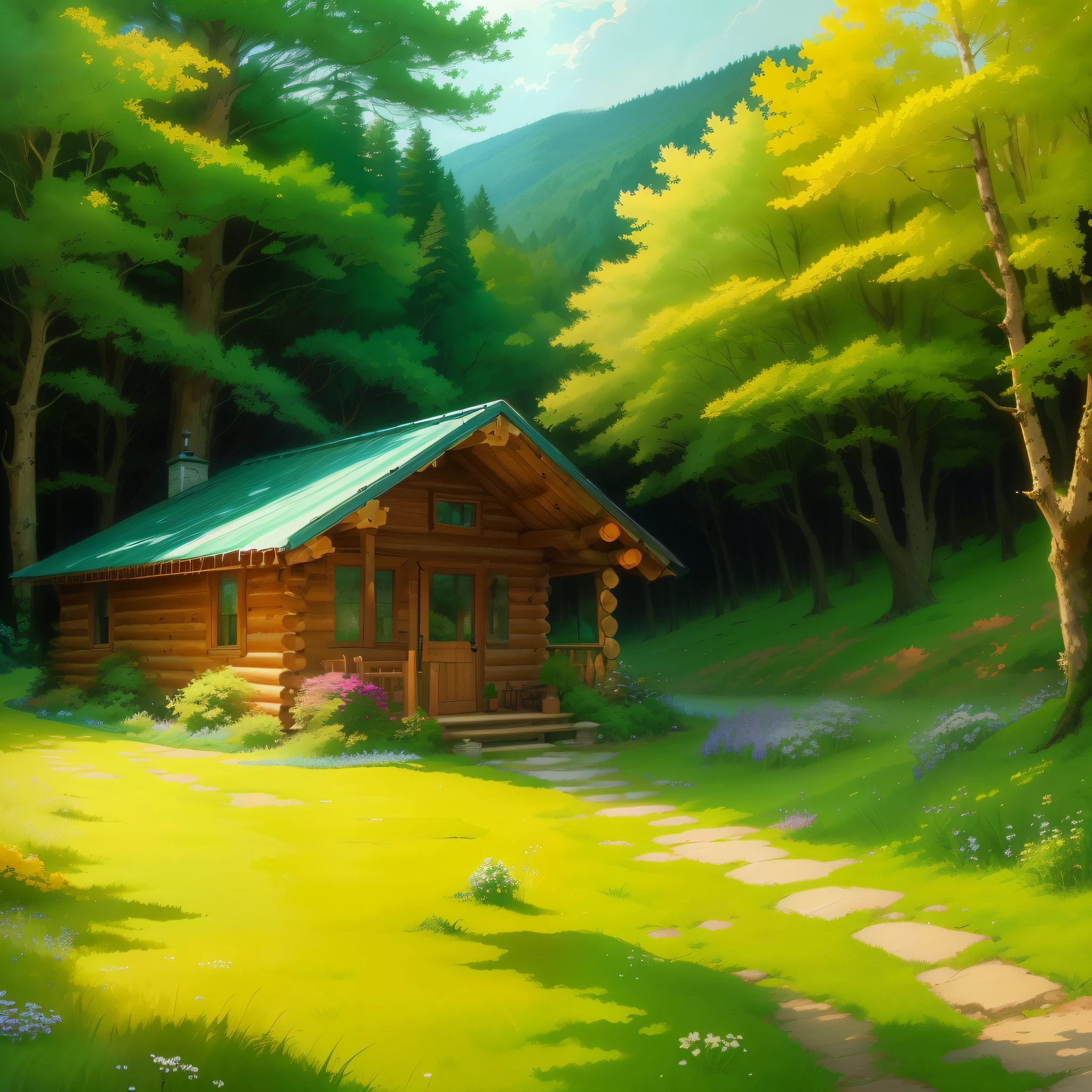 Ghibli Inspired Anime Background in Clip Studio Paint [Timelapse] - YouTube