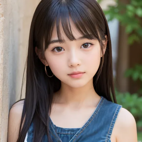 Best-quality, Masterpiece, Ultra-High-Resolution, (Photorealistic:1.4), Raw-Photo, Extremely-Details, Perfect-Anatomy, 1girl, 15-years-old, the most famous Japanese idol, extremely cute and extremely childish face like a most popular Japanese idol, extreme...