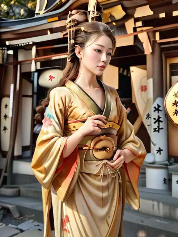 (((New Year's scenery of Japan))), (((SFW))), 8K, ((masutepiece)),(((top-quality))),((Ultra-detailed)),((((Realistic)))), Photor...