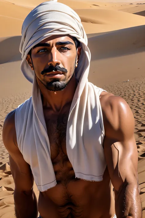 faaris azura, arabic, arab, thobe, keffiyeh, faaris azura, model, turban, desert, UAE, close up