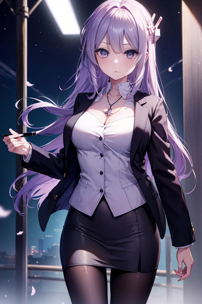 Maisakurajima, sakurajima mai, Long hair, bangrak hair:1.5), Hair Ornament, (Purple eyes:1.1), hair clips, rabbit Hair Ornament,Necklace, Formal, Black jacket, pencil skirts, Skirt suit, Black pantyhose,crossed legs,Use a fountain pen to write a letter,暗闇の中で現代の書斎で机に面する
BREAK looking at viewer, (Cowboy Shot:1.5),
BREAK (masutepiece:1.2), Best Quality, High resolution, Unity 8k壁纸, (Illustration:0.8), (Beautiful detailed eyes:1.6), extra detailed face, Perfect Lighting, extremely details CG, (Perfect hands, Perfect Anatomy),