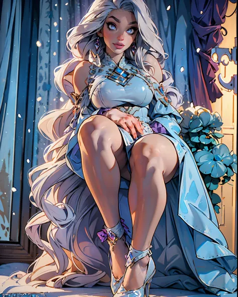 ((masterpiece :1.4, best quality:1.2)) feet, foot fetish, female with pale blue eyes ((also extremely detailed)), long hair, cur...