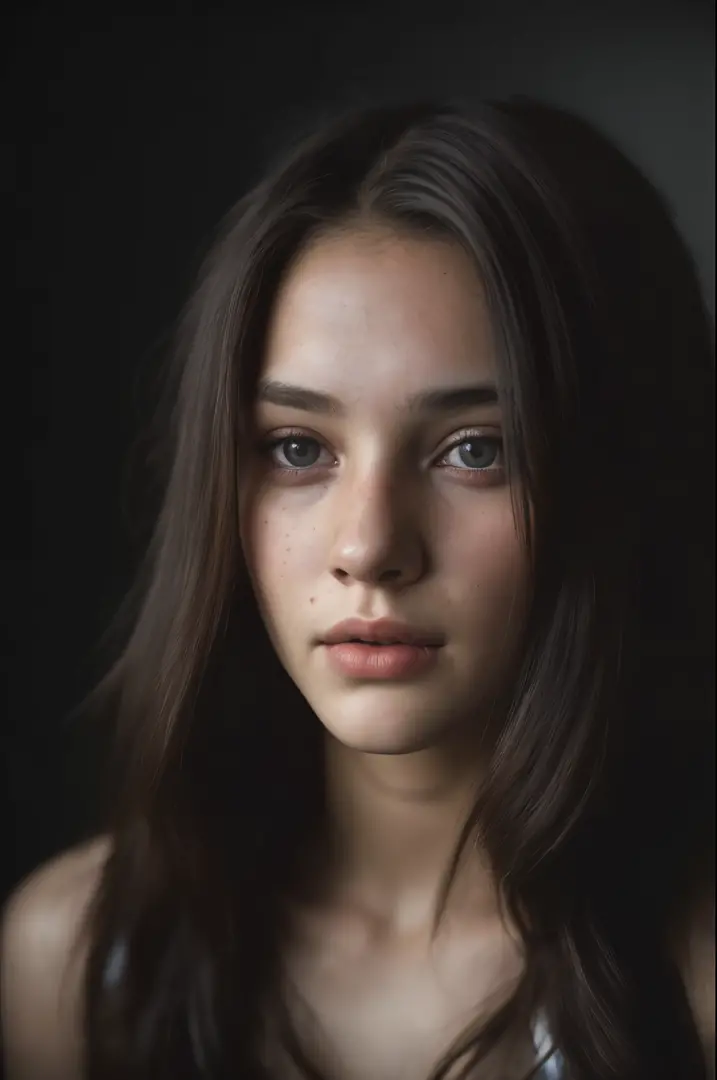 (editorial photograph of a 19 year old woman), (highly detailed face:1.4) (smile:0.7) (background inside dark, moody, private study:1.OV, by lee jeffries, nikon d850, film stock photograph ,4 kodak portra 400 ,camera f1.6 lens ,rich colors ,hyper realistic...