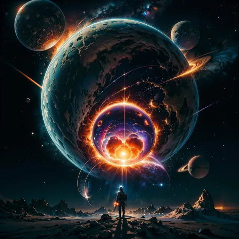 Astronaut:1.4 Quantum From the atom to the galaxy The universe is made up of a huge variety of objects, from the smallest atom to the largest galaxies. Atoms are the basic units of matter. They are composed of a central nucleus, which contains protons and ...