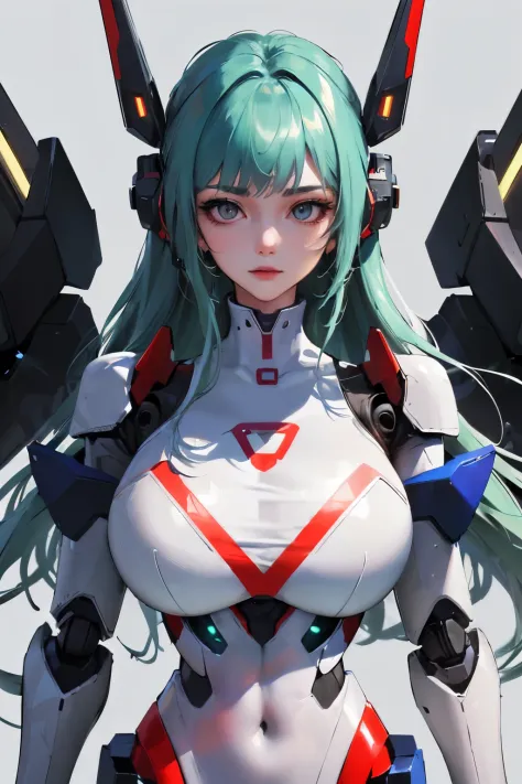 (((masterpiece))),((best quality)),detailed,1girl,realistic,(robot_girl,Mecha):1.2,Ceramic body,Smooth shoulders,Network backgro...