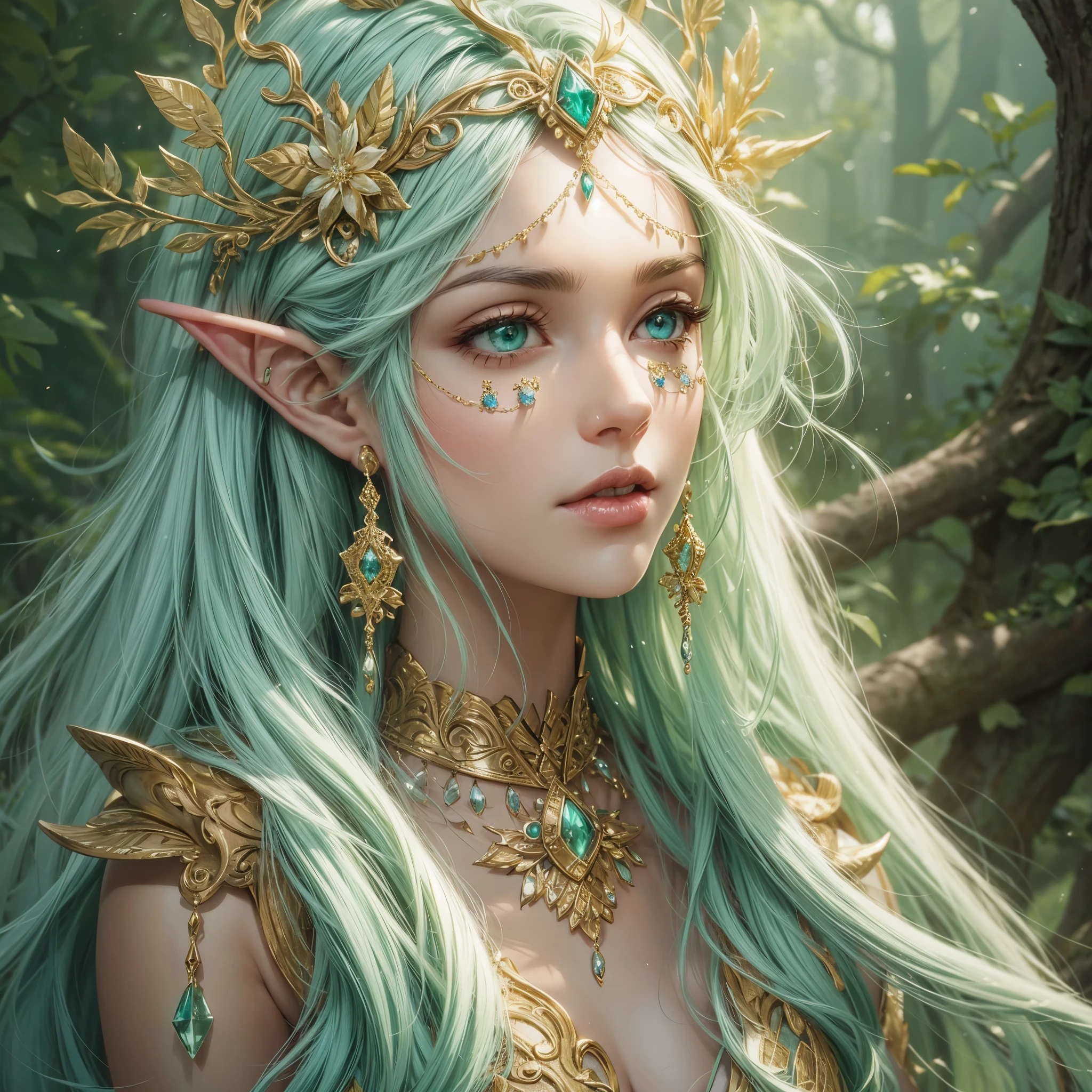 Challenge 77- Elf Portraits - 使用SeaArt AI創作