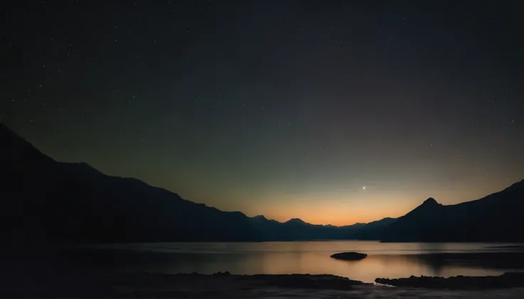 Fairuza Balk, ((gigantic breasts)), by a lake at night with a starlit sky -  SeaArt AI