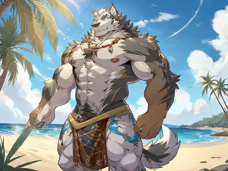 Sdorica,Lwa,The Story of Vientiane,Luo,,werewolf,male,adult,alone - SeaArt  AI