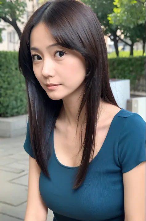(High reality photograph, high resolusion, detailed face, detailed eyes) Skinny Japanese lady, 40 years old, wife, cute face, various face expression, solo:1, lovely body, skinny figure, medium breasts, various hair style, tight dress, emphasizing very thi...