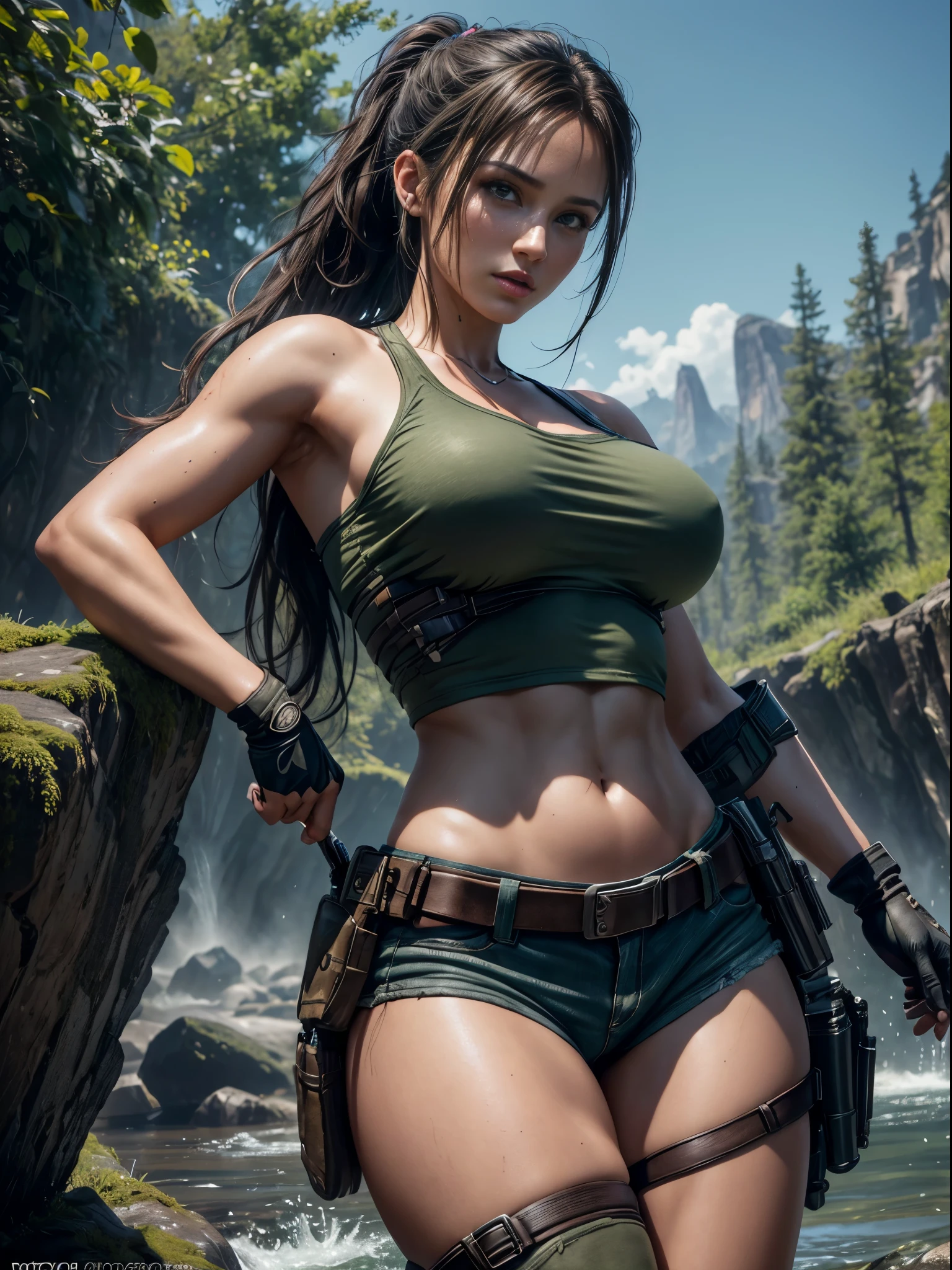 Lara Croft on adventure