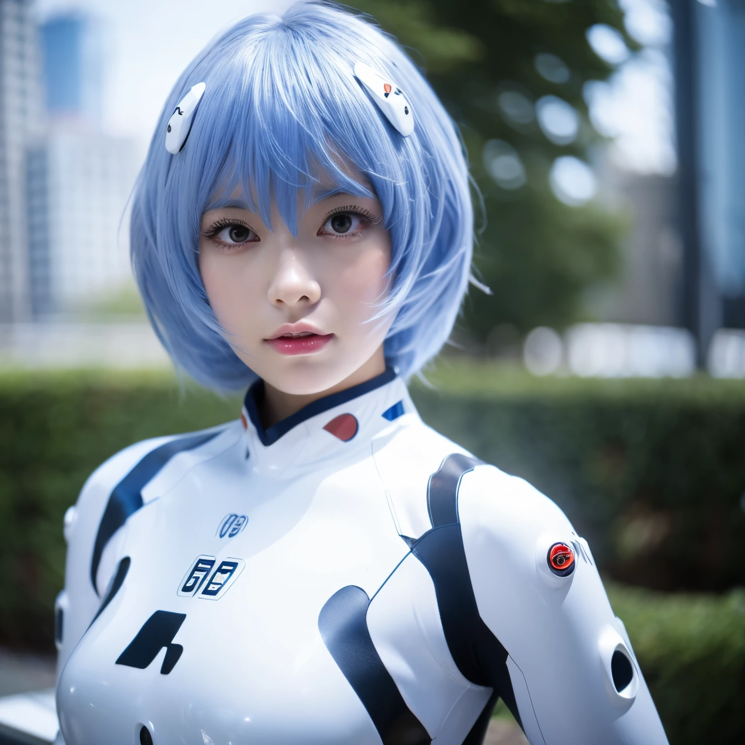 Rei Ayanami、プラグスーツ、セクシーな