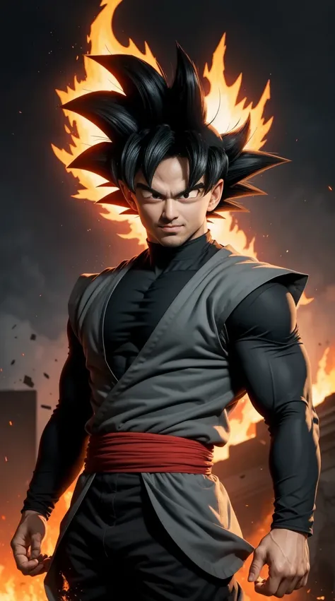 Create a high-definition 4K AI image of Goku Black from Dragon Ball Super -  SeaArt AI