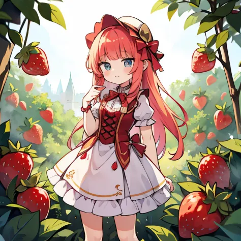 Strawberry Princess, strawberry world, Wonderland, Cowboy Shot