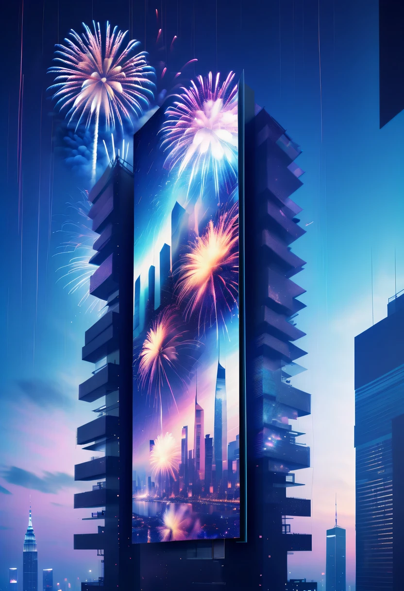 สไตล์ดูเบร็ค,ไซเบอร์เนติกส์ปรากฏขึ้นบนท้องฟ้า.The prospect of fireworks on ปีใหม่’s Eve 2024,ดอกไม้ไฟที่งดงาม,(การสัมผัสหลายครั้ง1.8),(ป้ายดิจิตอล,2024:1.5),เมืองเทคโนโลยี,เซลล์ประสาทปัญญาประดิษฐ์,เมทริกซ์เครือข่าย,ปีใหม่&#39;โปสเตอร์ภาพอีฟ,โปสเตอร์ที่ซับซ้อนในรูปแบบศิลปะเหนือจริง,超现实梦想ปีใหม่海报,超现实科幻ปีใหม่梦想海报，ยิงมุมกว้าง，ท้องฟ้ายามค่ำคืนอันกว้างใหญ่，ปีใหม่，การแสดงดอกไม้ไฟอันยิ่งใหญ่，ภาพเหมือนของผู้หญิง，เอฟเฟกต์การสัมผัสสองครั้ง，แสงอันน่าทึ่ง，เทคโนโลยีการสัมผัส vivd Coloong，องค์ประกอบที่สร้างสรรค์，การถ่ายภาพอย่างมีศิลปะ，ความคมชัดสูง，องค์ประกอบที่เป็นนามธรรม，มีเสน่ห์ทางอารมณ์，ดวงตาที่แสดงออก，โฟกัสนุ่มนวล，พื้นหลังคลุมเครือ，รายละเอียดริมฝีปากที่สวยงาม，การสัมผัสหลายครั้ง，มุมมองที่แตกต่าง、เมืองแห่งอนาคต，ซิลลูเตของตึกสูง。เนื้อสัมผัสมีความชัดเจน、วางซ้อนภาพ、การผสมผสานธีมที่ลงตัว、เรื่องศิลปะ、บรรยากาศเหนือจริง、เทคโนโลยีการทดลอง、การสำรวจจินตนาการ、การแสดงออกทางศิลปะ、การตีความทางศิลปะ、การทดลองเชิงสร้างสรรค์、เรื่องเล่าส่วนตัว、องค์ประกอบแบบชั้น、สุนทรียภาพอันไม่มีตัวตน、ผลกระทบต่อภาพที่น่าตกใจ、ความลึกของภาพ、ความเป็นจริงที่มีมนต์ขลัง、บรรยากาศบทกวี，รายละเอียด、พิถีพิถัน，บทกวีภาพ