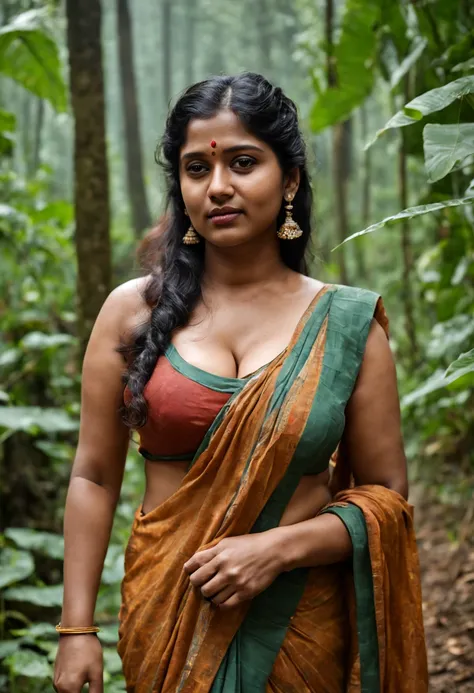 Photo of a kerala village aunty (like Amazon woman), 30 years old - SeaArt  AI