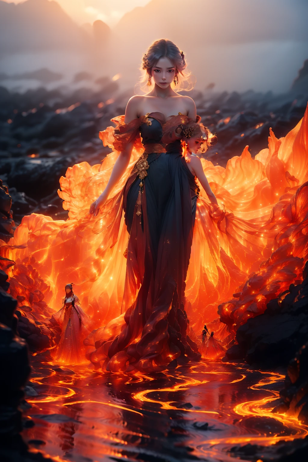 reina de fuego de fantasia