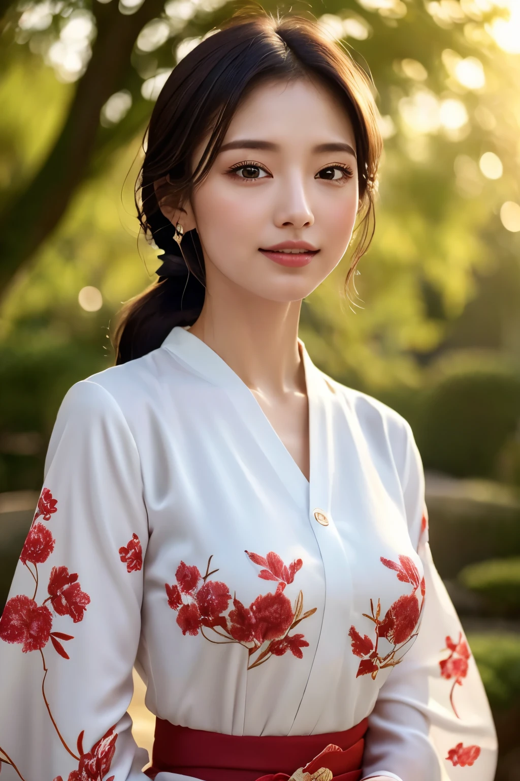 (Photorealsitic:1.4), (Top image quality:1.0), (超hight resolution:1.0), 8K, Up Hairstyles,kimono,Raw photography, (​masterpiece:0.2), (pureerosface_v1:0.5)、(Best Quality Detail:1.2)、realisitic、8K UHD、hight resolution、(1girl in:1.2)、The ultra-detailliert、High quality textures、intricate detailes、detaileds、非常detailedsなCG、High quality shadows、Detail Beautiful delicate face、Detail Beautiful delicate eyes、depth of fields、Ray traching,1girl in, japanaese girl, Cute, Beautiful skin, Facing the front,Sit down, Sit upright and say thank you,Align your hands elegantly,Smile faintly The Land of Japan,Japanese garden,Luxury Japanese-style room, skyporn, Magic Hour, (Realistic:1.3), 細かくdetailedsなプッシー, quality, (masutepiece:1.2), (Photorealsiticです:1.2), (Best Quality), (Intricate details), Dramatic, Ray tracing, photograph, +Lola