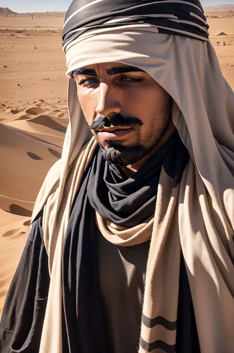 faaris azura, arabic, arab, thobe, keffiyeh, faaris azura, model, turban, desert, UAE, long distance