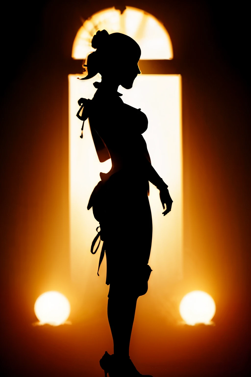 Silhouette , goddess