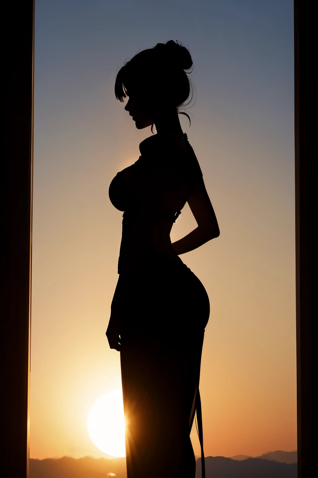 Silhouette , goddess