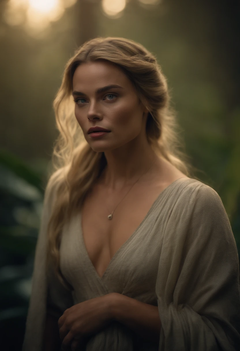 Margot Robbie as female Tarzan - SeaArt AI