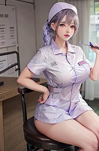 nurse uniform,hospital, latex nurse suit,nurses,busty - SeaArt AI