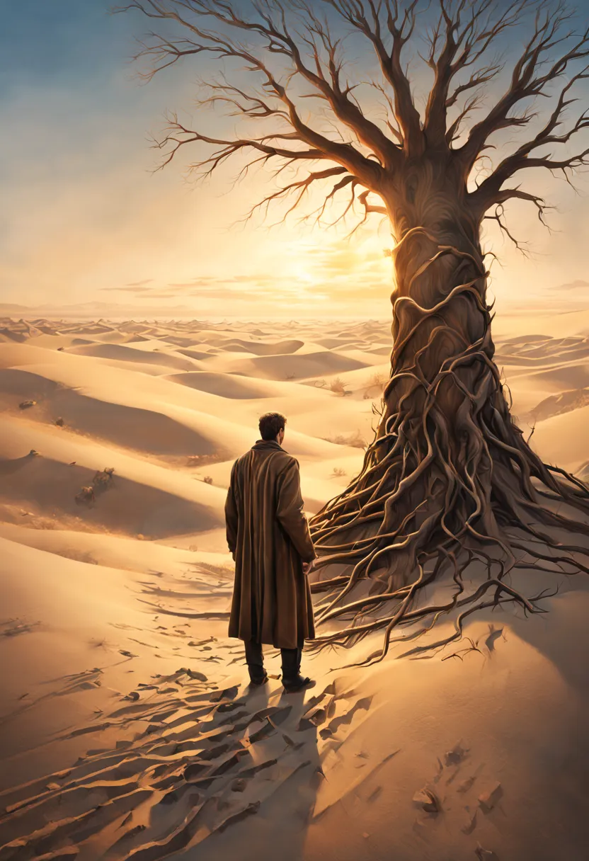 a man that is standing in the sand, inspired by tomasz alen kopera, memory trapped in eternal time, pulling strings, the album i...