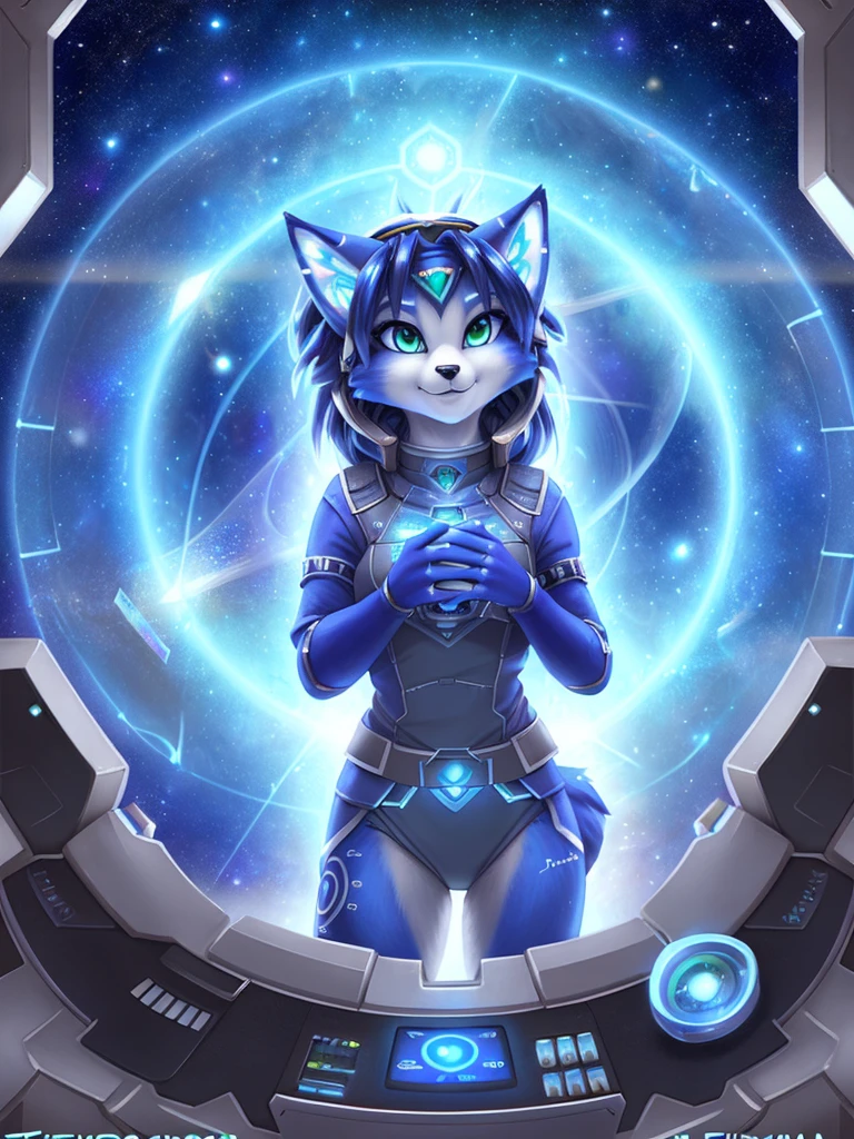 A beautiful and detailed (cute portrait) of ((Krystal)), Star Fox Krystal -  SeaArt AI