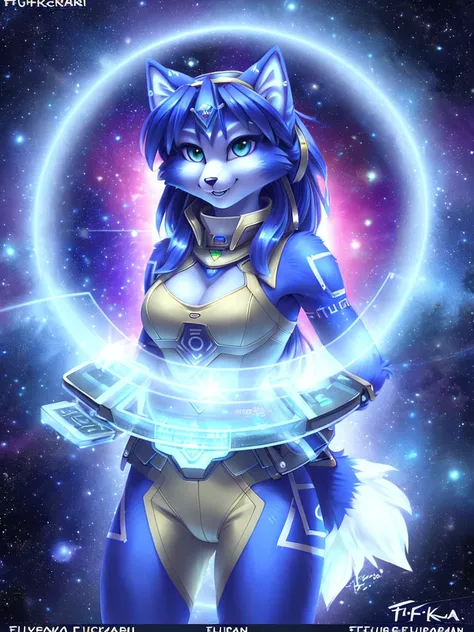 A beautiful and detailed (cute portrait) of ((Krystal)), Star Fox Krystal -  SeaArt AI