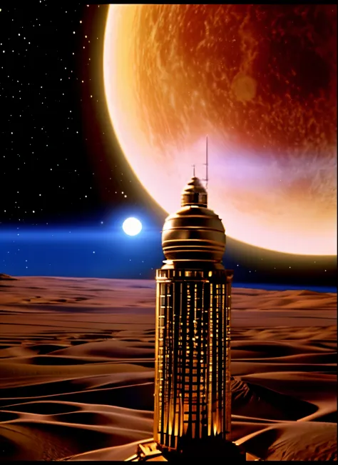 Captura de tela em DVD um base na lua dos anos 1980 em um filme,:, circunstanciado,muito detalhado