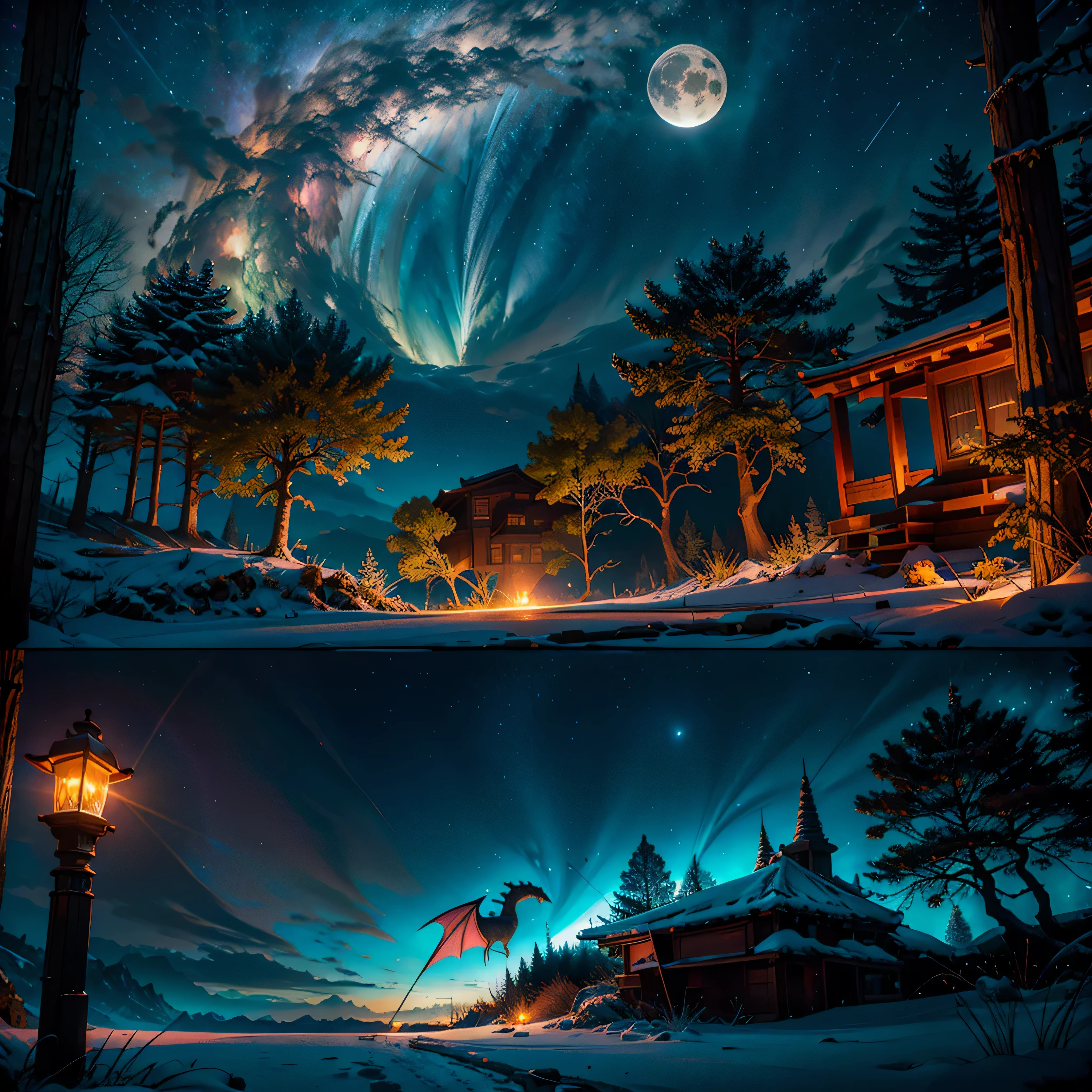 Totem ShootingStar The dragon sleeps in the forest, curled up in a kolachik,lying on its belly, The head lies on the snow nebulae hyper Nebula Moonrise epic moonset panoramic moonshine "Wood Dragon Totem" Unrealengine5 ultra masterpiece meticulously intricate ultra_high-details ultra_high-def ultra_high-res ultra_high-quality optimal ultra_sharpness ultra_photo-realistic ethereal_beauty fantasy_illustration:1.3 enchanting_gaze otherworldly_charm mystical_sky deep path equirectangular moonlit_night detailed_cloudscape:1.3 batlying_in_the_sky_background bat thong beholder legs_dangling_above_lava glowing_torches long_leges cgi vfx sfx reflex Octane_rendered extreme improved UHD focus XT3 accurate DSLR HDR romm rgb pbr 3dcg fxaa blay vivid colors-coded anti-aliasing fkaa txaa rtx ssao opengl-shaders glsl-shaders post-processing post-production cell-shading tone-mapping perfection volumetric Lightning contrast Cinematic moonlight backlight global illumination sunflower luminescence Crystalline varies multi etc. --s 1000 --c 20 --q 20 --chaos 100