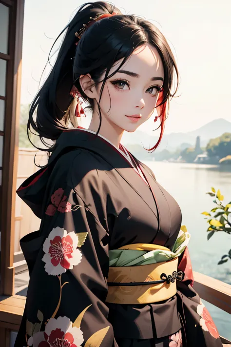 (masterpiece), best quality, expressive eyes, perfect face Beautiful Japanese woman cartoon, cartoon  cute anime, Beautiful Japa...