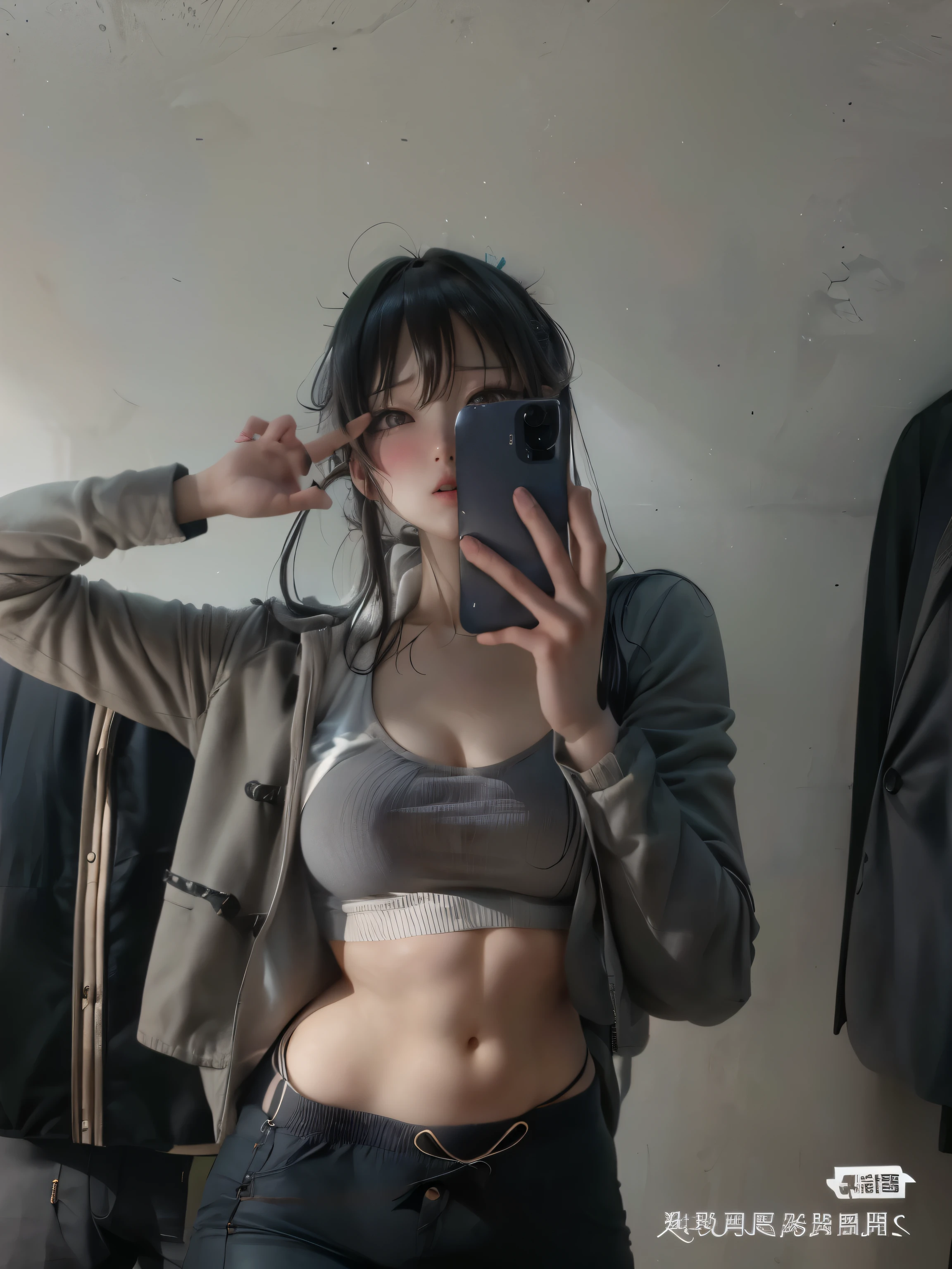 女性waist区域，柔弱waist，Perfect body，Big breasts and thin waist，(crop top, ）、White skin，reflective skin，of the waist，waist曲线完美，S形waist曲线，Slim waist（（（（（细细of the waist肢））））），Vest line，迷人of the waist身，waist，waist，No trace of training，Low-waisted pants exposing navel，Small man's waist，，waist，Vest line，sfwSmall man's waist，an hourglass waist，S型waist，The thigh junction  exposed，elongated belly button