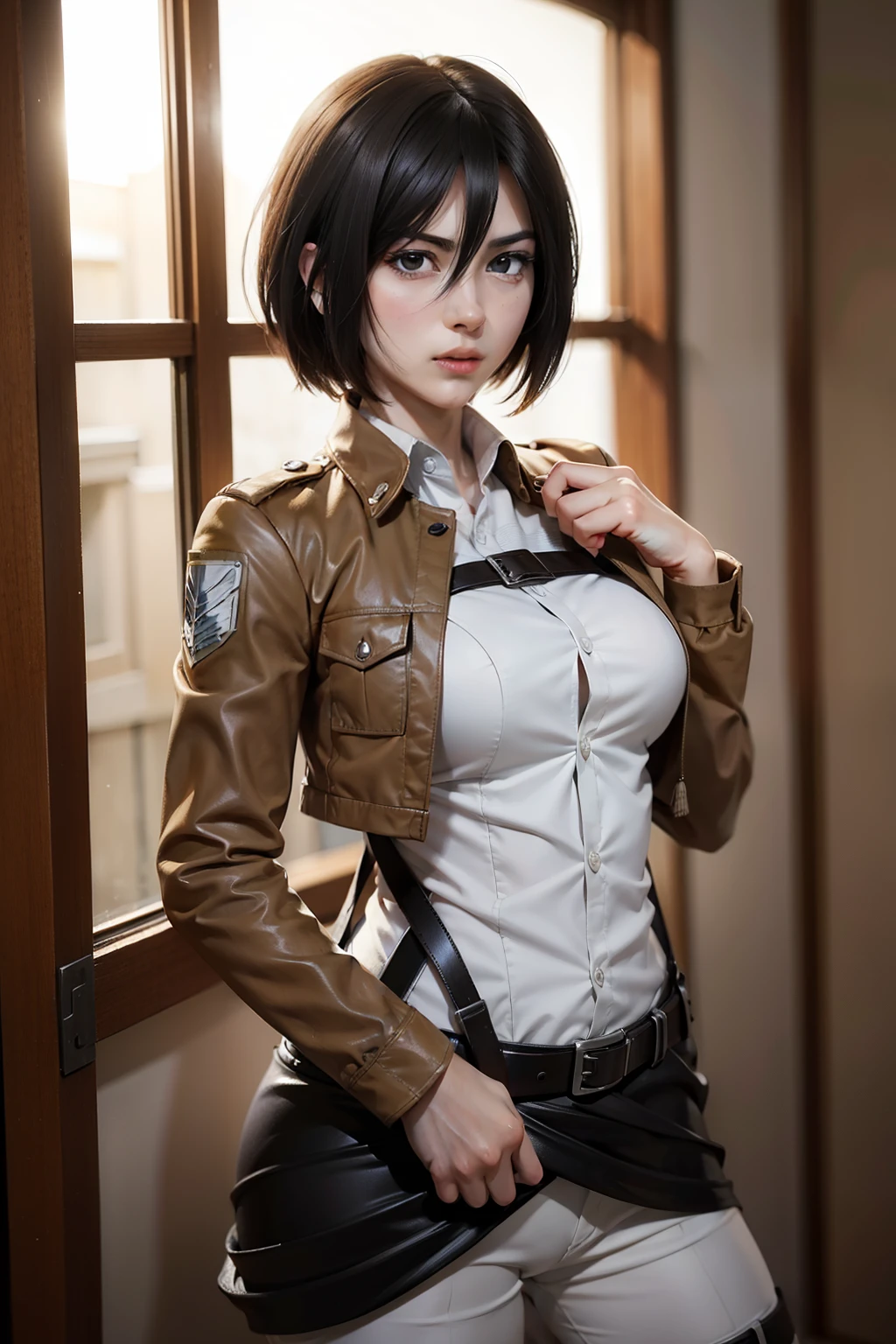 Charakter Mikasa Ackerman, Der Anime Shingeki no Kyojin, sexy