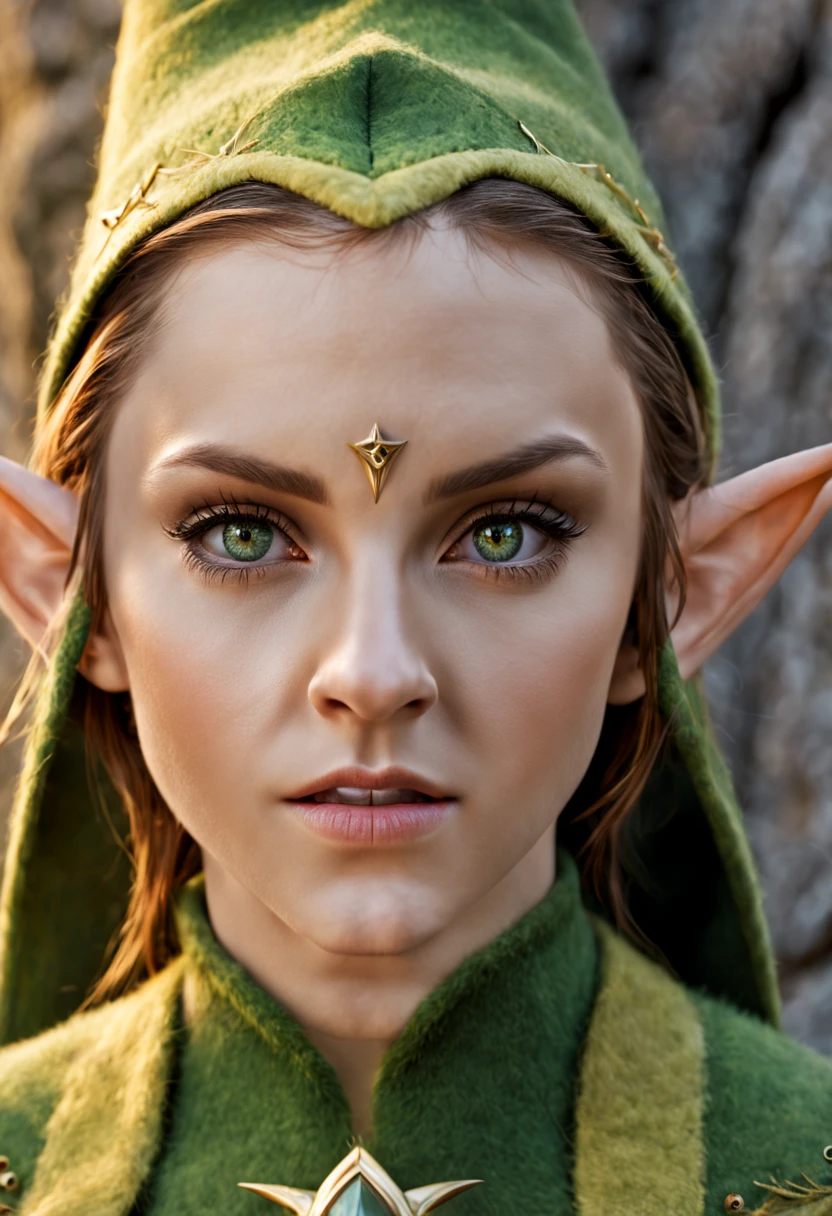 Hyper-detailed photograph of a captivating elf portrait: 1.2), (sharp focus, hyper-detailed, highly complex: 1.20), (natural lighting: 1.2), extremely high resolution details, photo-realistic