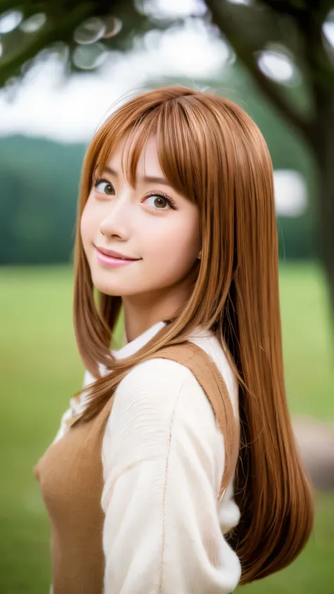 uma musume　brown hair　long