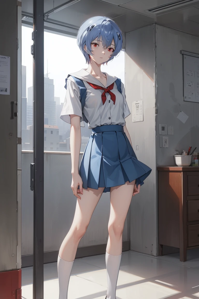 Reiayanami, Rei Ayanami,desnudo completo,todo desnudo,Todo el cuerpo -  SeaArt AI