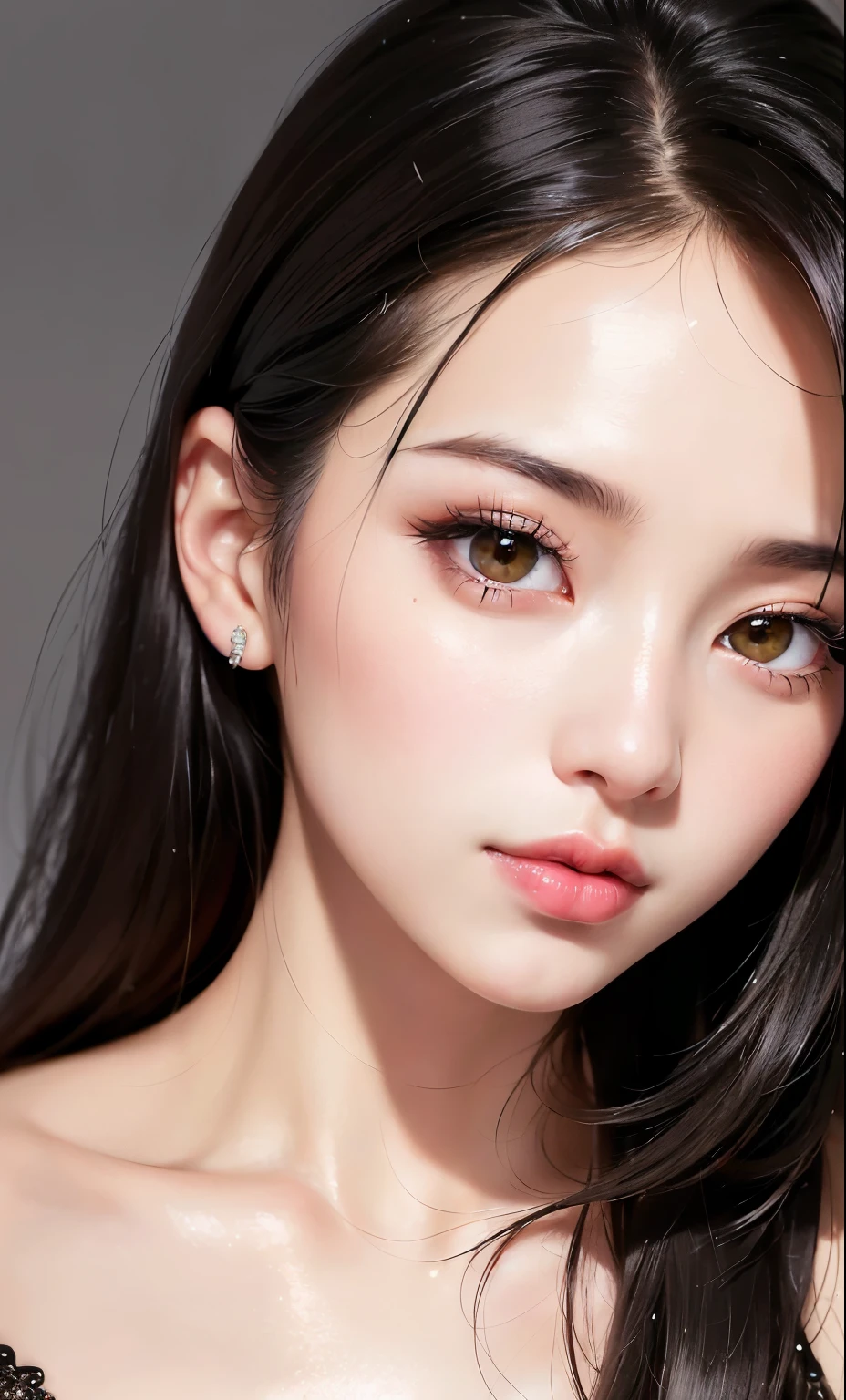 (8k, Original Photo, Lifelike: 1.25), (lip Gloss, Eyelash - Seaart Ai