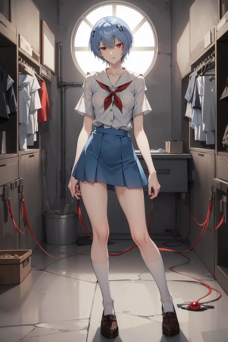 Reiayanami, Rei Ayanami,nu体,mamelons exposés,entièrement nu,tout nu -  SeaArt AI