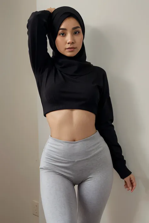 malaysian hijab, sexy, legging, cameltoe - SeaArt AI