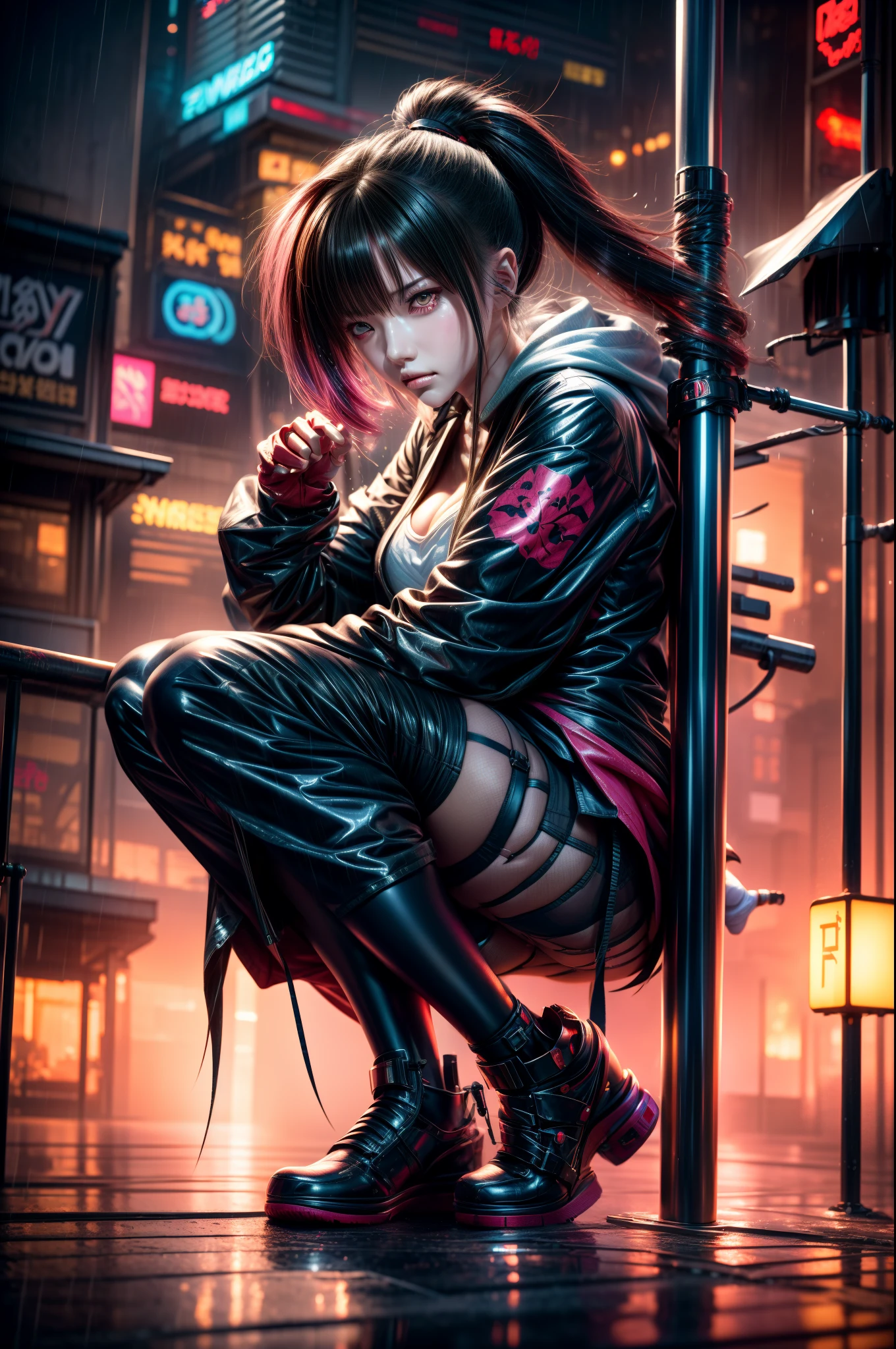 Manga Girl Kneeling Pose by ShadowMajor428 on DeviantArt