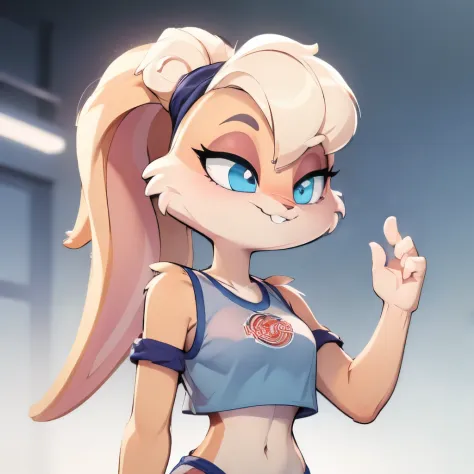 obra maestra, Mejor calidad, ultra detallado, illustration, lola bunny, loona,