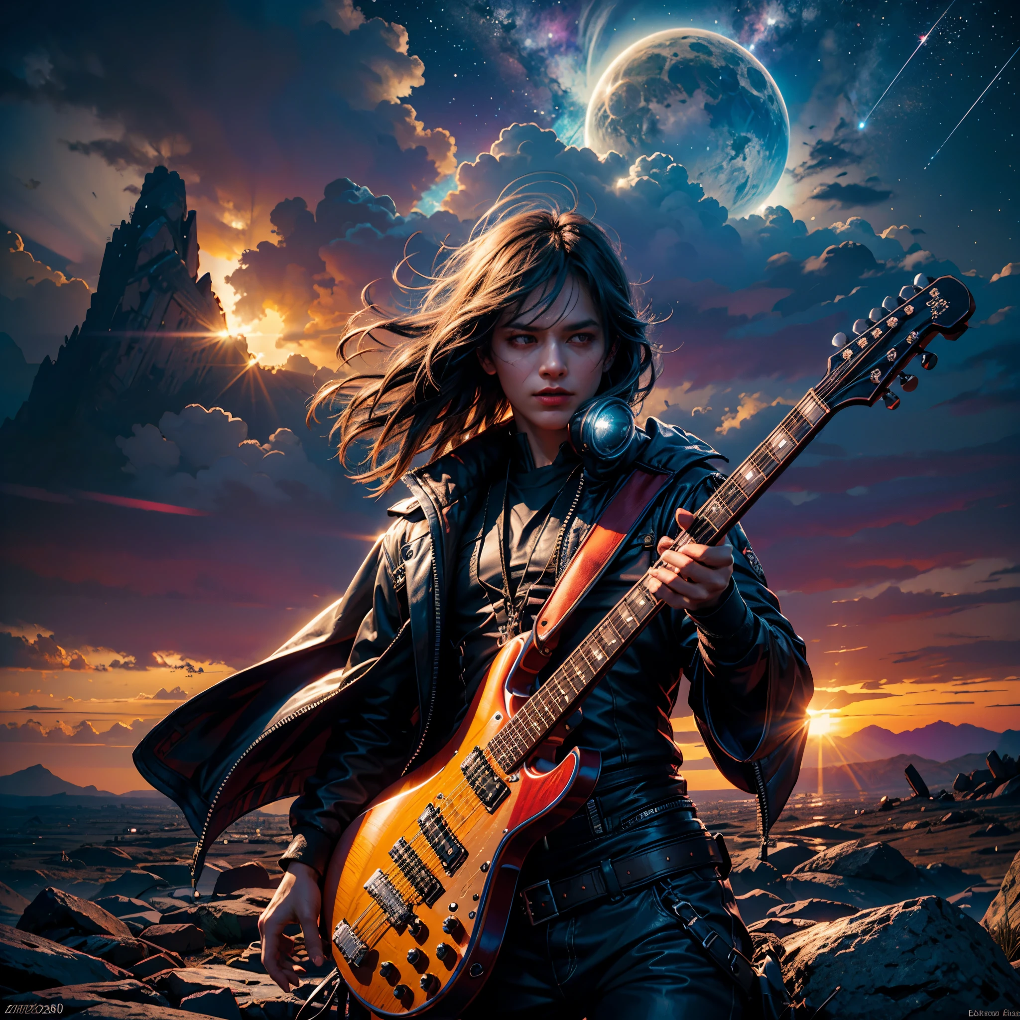 Galaxia nebulosas estrellas nebulosa estrellada_cielo Atardecer espacioso Amanecer panorámico sol, "el bromista" A photograph of a Joker playing an electric guitar in the style of el bromista (2022) Tendencias en Artstation Deviantart Pinterest Furaffinity Toma HDR detallada y realista de ultra alta resolución con luces y sombras fotorrealistas súper detalladas Trazado de alta resolución detallado Contraste trazado Sombras cinematográficas claras y oscuras por Zdzislaw Beksinski, Calidad IMAX, (pelo despeinado, ojos detallados) , composición perfecta, Emocional, armonioso, muy detallado, alto presupuesto, epic realism, cinematográfico_Luz del sol Hermosa obra maestra ultra UnrealEngine5 camino profundo equirectangular_360 luminiscencia global satura relámpago volumétrico_contraste meticulosamente intrincado ultra_ultra alto detalle_max ultra de alta calidad_ultra alta definición_fotorrealista óptimo ultra_alta resolución cgi vfx sfx reflejo preciso codificado por colores vivos mejorado Octane-renderizado UHD XT3 DSLR HDR romm rgb pbr 3dcg fxaa blay mejorado fkaa txaa rtx ssao opengl-shader glsl-shader postprocesamiento postproducción sombreado de celdas mapeo de tonos sombra analógico ultra_nitidez enfoque simétrico variado multi etc.. --s 1000 --c 20 --q 20 --caos 100