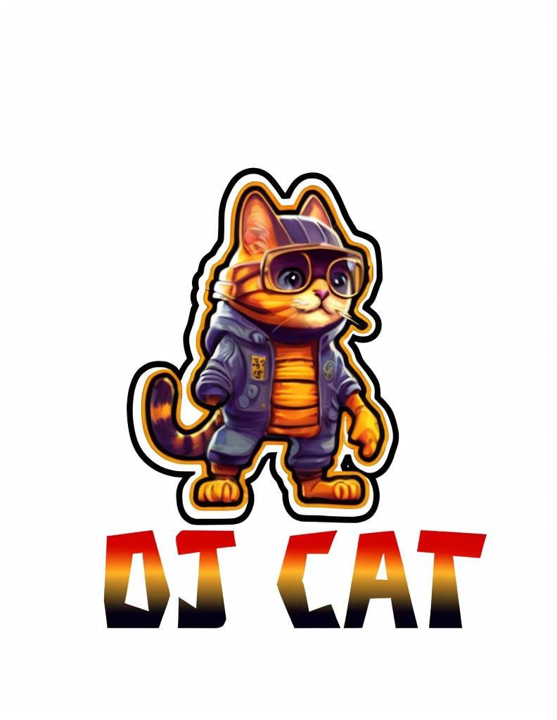 a close up of a cat wearing a space suit with a helmet on, cat theme logo, !!! cat!!!, cat design, cat. digital painting, cyberpunk cat, illustration of a cat, a cat, cat the assassin, cat detailed, cybercat, awesome cat, mobile game art, game art, computer game art, 3 d icon for mobile game