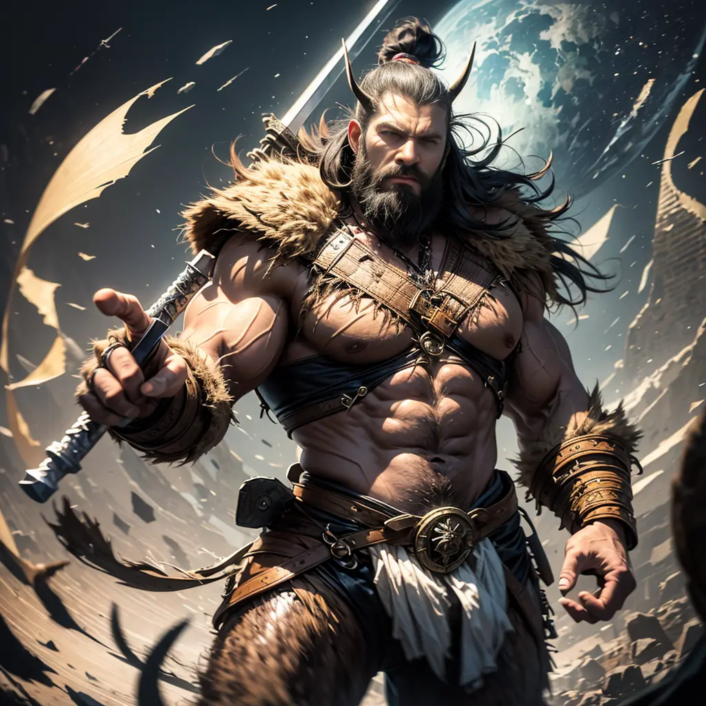 a man with a black sword in a war,angry and fighting, barbarian, barbarian on roman battlefield, barbarian class, berserker, epi...