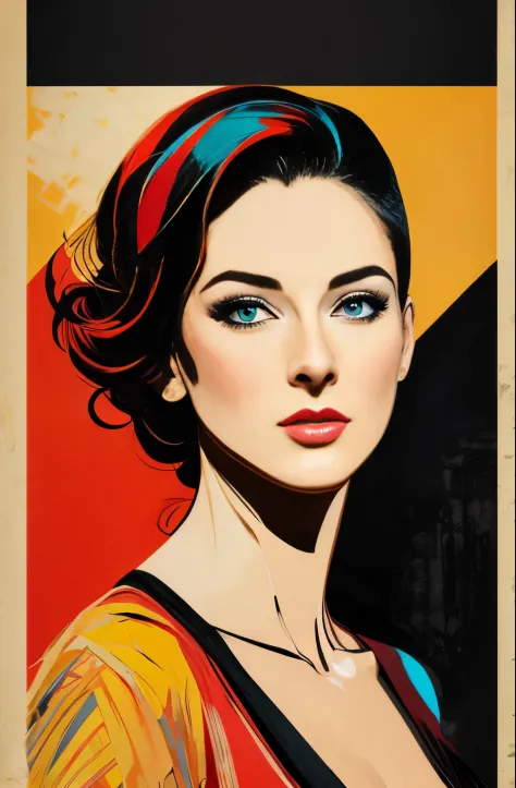 painting of woman, tumbler, figurative art, Beautiful and expressive paintings, Beautiful artwork illustration, very colorful tones, wonderful, cool beauty, highest quality,official art, women only, sharp outline, best shot, vector art, Written by Sandra C...