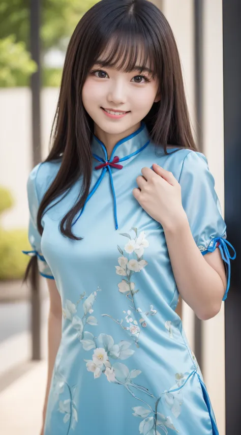masutepiece, Best Quality, 8K, 18year old, Raw photo, (Cute smile), Solo, Cute face like an idol, Delicate girl, full body Esbian, Thigh close-up、Digital SLR, Looking at Viewer, Candid, Sophisticated,Hide your arms behind your back, Professional Lighting, ...