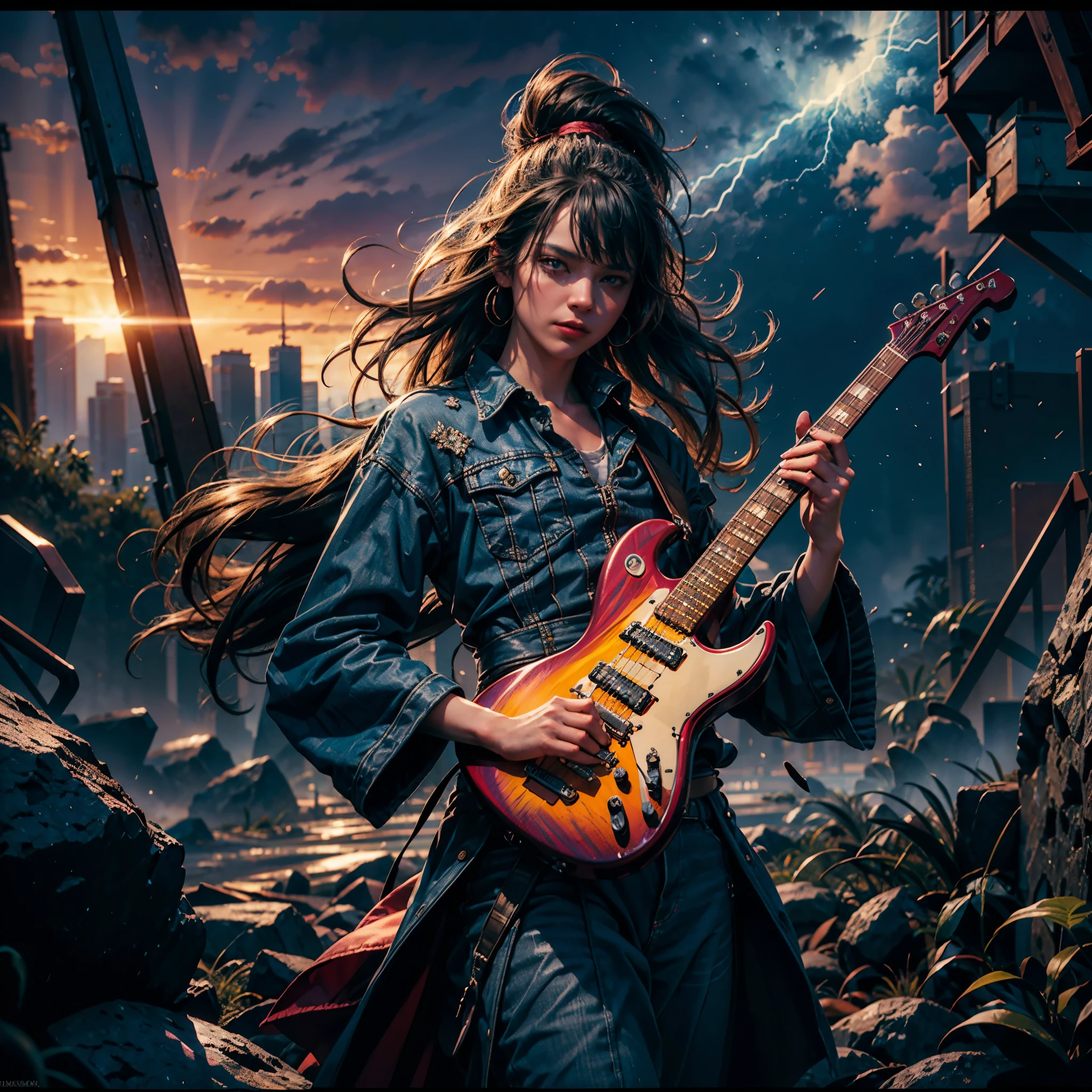 星系 星云 恒星 星云 繁星点点_天空 日落 宽敞 日出 全景 阳光, "小丑" A photograph of a Joker playing an electric guitar in the style of 小丑 (2022) artstation deviantart pinterest furaffinity 上的流行趋势，详细逼真的超高分辨率 hdr 拍摄，具有超详细的照片级真实感高光和阴影，详细的高分辨率路径跟踪对比光和暗电影阴影，由 Zdzislaw Beksinski 制作, IMAX 品质, (头发凌乱, 细致的眼睛) , 完美构图, 情感, 和谐, 非常详细, 高预算, 史诗现实主义, 電影_阳光华丽杰作超虚幻引擎5深度路径等距矩形_360 度全局发光饱和体积闪电_对比细致复杂超_高细节超_高品质 最大 超_高清超_照片级 最佳 超_高分辨率 cgi vfx sfx 精确反射生动的色彩编码改进的 Octane 渲染 UHD XT3 DSLR HDR romm rgb pbr 3dcg fxaa blay 增强 fkaa txaa rtx ssao opengl-shader glsl-shader 后期处理后期制作单元着色色调映射阴影模拟超_清晰度 焦点 对称性 多样 多重等. --s 1000 --c 20 --q 20 --混乱 100